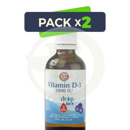 Pack 2x Vitamina D3 53Ml. Kal