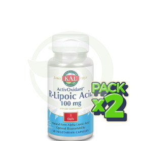 Pack 2x R-Lipoic Activoxidant 60 Cápsulas Kal