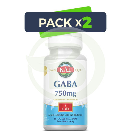 Pack 2x Small Gaba 30 Comprimidos Kal