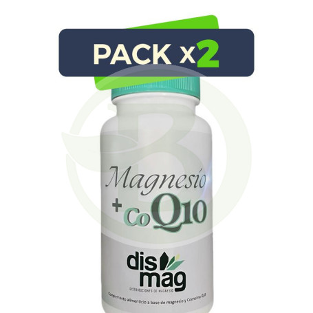 Pack 2x Magnesio + Coq10 60 Cápsulas Dismag