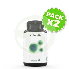 Pack 2x Chlorella 400 Mg 90 Comp Ebers