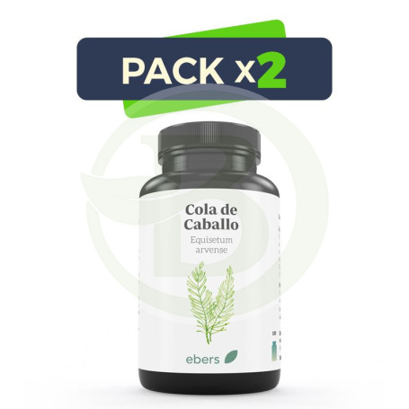 Pack 2x Cola De Caballo 500 Mg 60 Comp Ebers