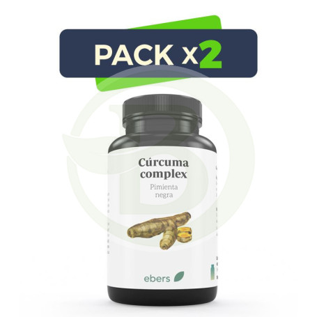 Pack 2x Cúrcuma Complex 60 Cáps Ebers