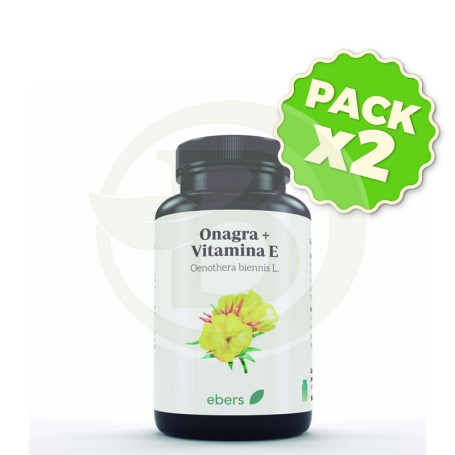Pack 2x Onagra+Vit. e 515 Mg 100 Perlas Ebers