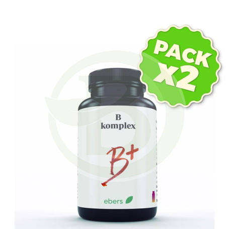 Pack 2x B Komplex 500 Mg 60 Comp Ebers