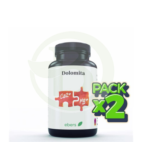 Pack 2x Dolomita 800 Mg 100 Comp Ebers