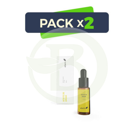 Pack 2x Aceite De Argán Eco 20Ml (Gotero) Ebers