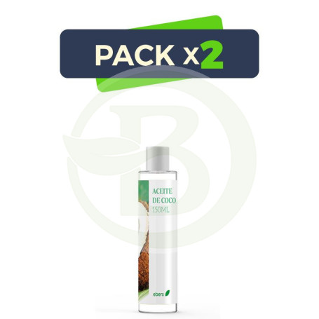 Pack 2x Aceite De Coco 150 Ml Ebers