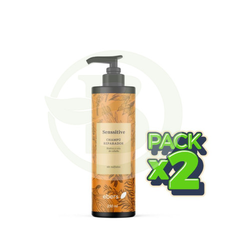 Pack 2x Champú Cola De Caballo+Biotina 250 Ml Ebers