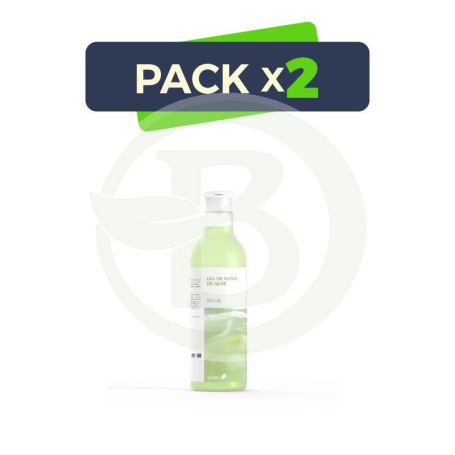 Pack 2x Gel Baño Aloe Vera 500 Ml Ebers