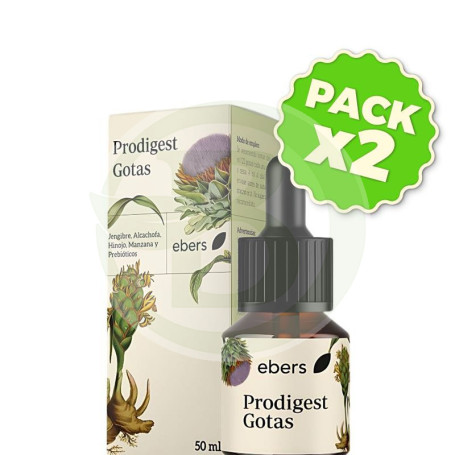 Pack 2x Prodigest Gotas 50 Ml Ebers