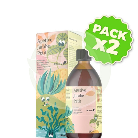 Pack 2x Apetive Jarabe Petit 250 Ml Ebers