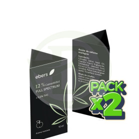 Pack 2x Aceite De Cbd Full Spectrum 12% 10Ml Ebers