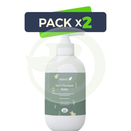Pack 2x Gel-Champú Baby 250 Ml Ebers