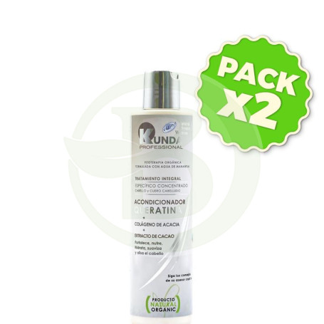 Pack 2x Acondicionador Queratina Postalisado 200 Ml Natural System Woman