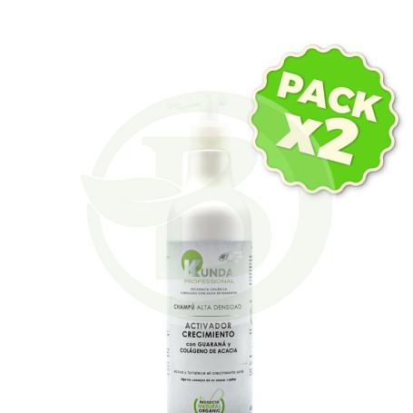 Pack 2x Champu Activador Guarana 500 Ml Natural System Woman