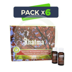 Pack 6x Activador Crecimiento del Cabello 30Ml. Rhatma