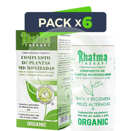 Pack 6x Micronizado Talquera 20Gr Rhatma