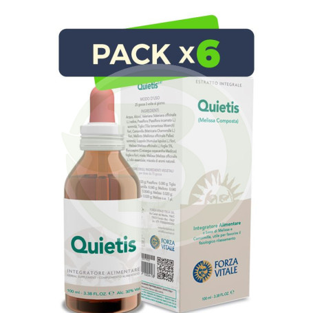Pack 6x Melisa Composta (Quietis) 100Ml. Forza Vitale
