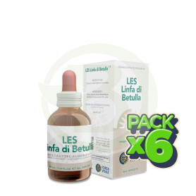 Pack 6x Les Linfa di Betulla (Abedul) 50Ml. Forza Vitale