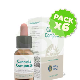 Pack 6x Cannella Composta 10Ml. (Plata) Forza Vitale