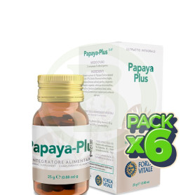 Pack 6x Papaya Plus 25Gr. Forza Vitale