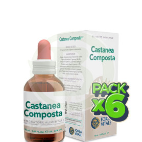 Pack 6x Castanea Composta 50Ml. Forza Vitale