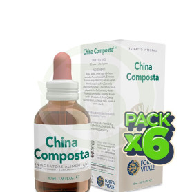 Pack 6x China Composta 50Ml. Forza Vitale