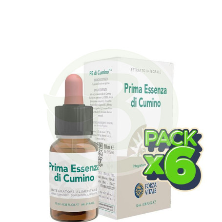 Pack 6x Primera Esencia de Cumino 10Ml. Forza Vitale