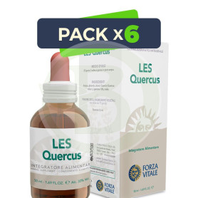 Pack 6x Les Quercus Pedunculanta (Quercia) 50Ml. Forza Vitale