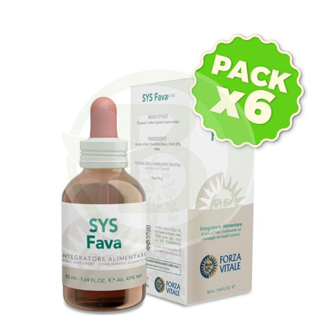 Pack 6x SYS Fava 50Ml. Forza Vitale