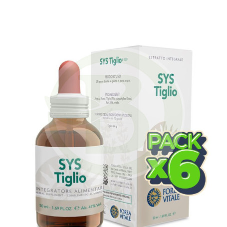 Pack 6x Sys Tilo 50Ml. Forza Vitale