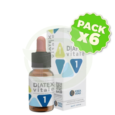 Pack 6x Diatex Vitale 1 30Ml. Forza Vitale