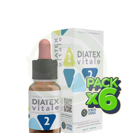 Pack 6x Diatex Vitale 2 30Ml. Forza Vitale