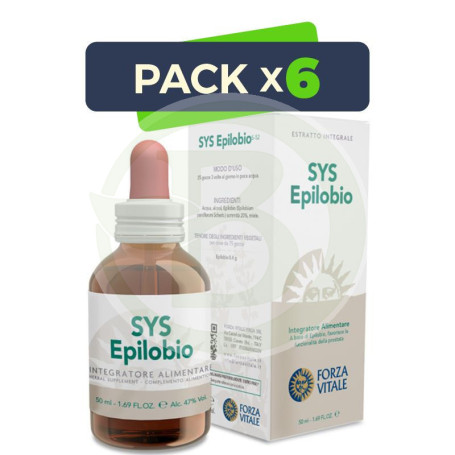 Pack 6x SYS Epilobio 50Ml. Forza Vitale