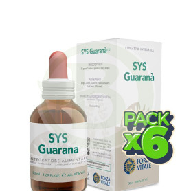Pack 6x SYS Guaraná 50Ml. Forza Vitale