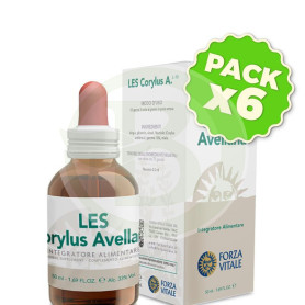 Pack 6x Les Corylus Avellana (Avellana) 50Ml. Forza Vitale