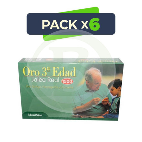 Pack 6x Jalea Tercera Edad Forte Montstar