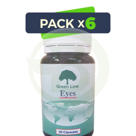Pack 6x Eyes Green 50 Comprimidos Espadiet