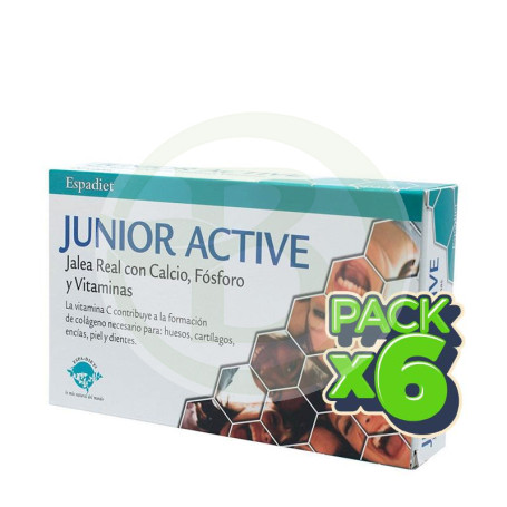 Pack 6x Jalea Junior 12/18 20 Viales Espadiet