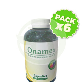 Pack 6x Onamex+ 10 Perlas S/C 100 Cápsulas Espadiet