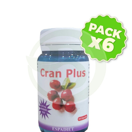 Pack 6x Cran Plus 60 Cápsulas Mont-Star