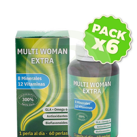 Pack 6x Multi Woman Extra 60 Perlas Espadiet