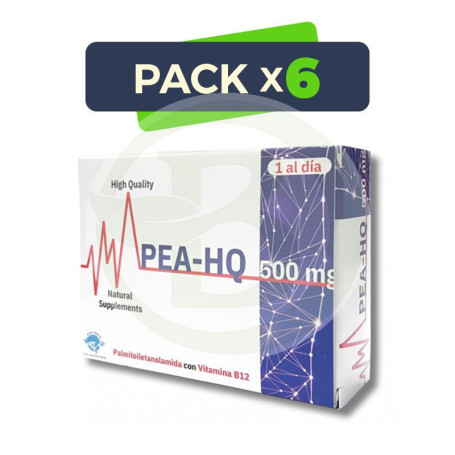 Pack 6x Pea-Hq 30 Cápsulas Espadiet
