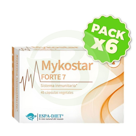 Pack 6x Mykostar Forte 7 45 Capsulas Espadiet