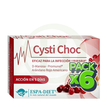 Pack 6x Cysti Choc 15 Cápsulas Espadiet