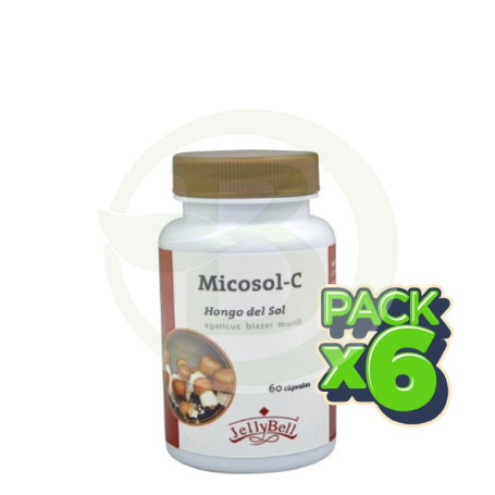 Pack 6x Micosol C 60 Cápsulas Jellybell