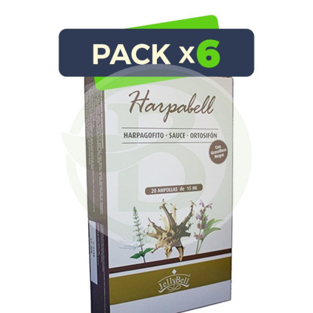 Pack 6x Harpabell 20 Ampollas Jellybell