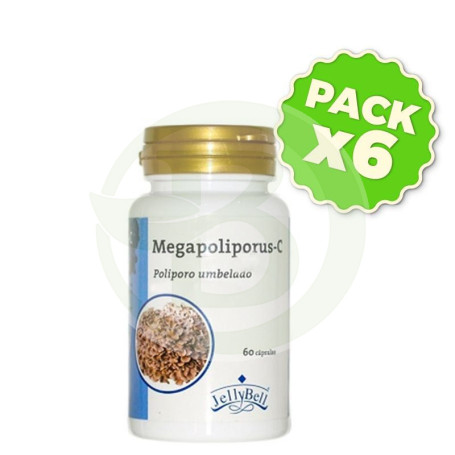 Pack 6x Megapoliporus C 60 Cápsulas Jellybell