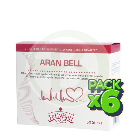 Pack 6x Aran Bell 30 Sticks Jellybell